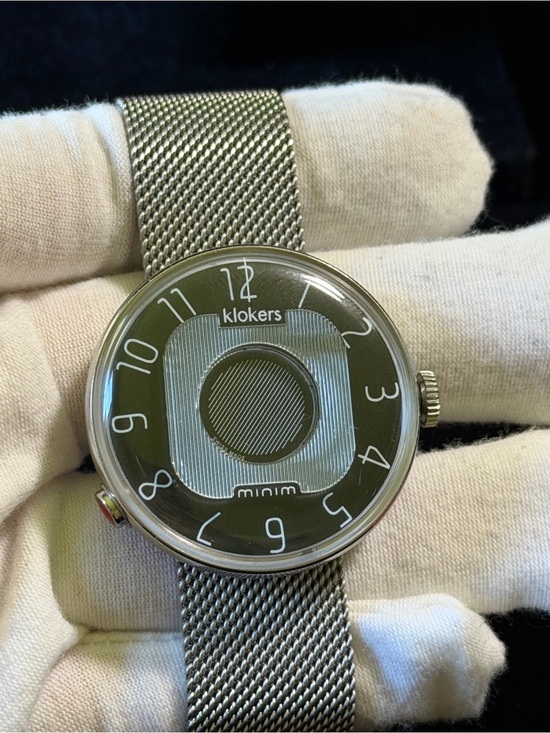 Klokers Other - KLOK-08 Minim Swiss Made Watch with Adjustable Silver Mesh Band
